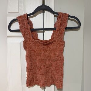 Free People Rust Love Letter Cami